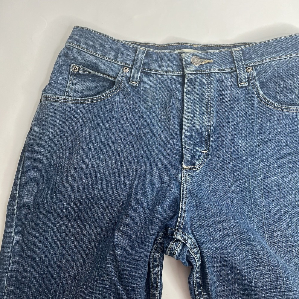 Vtg Riders Classic Fit Straight Leg Women's 10 Med Dark‎ Wash Blue Denim jeans